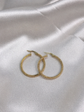 Medium Hoops Earrings 10Kt