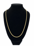 Chain Style Rope 10 Kt 3mm 24 in
