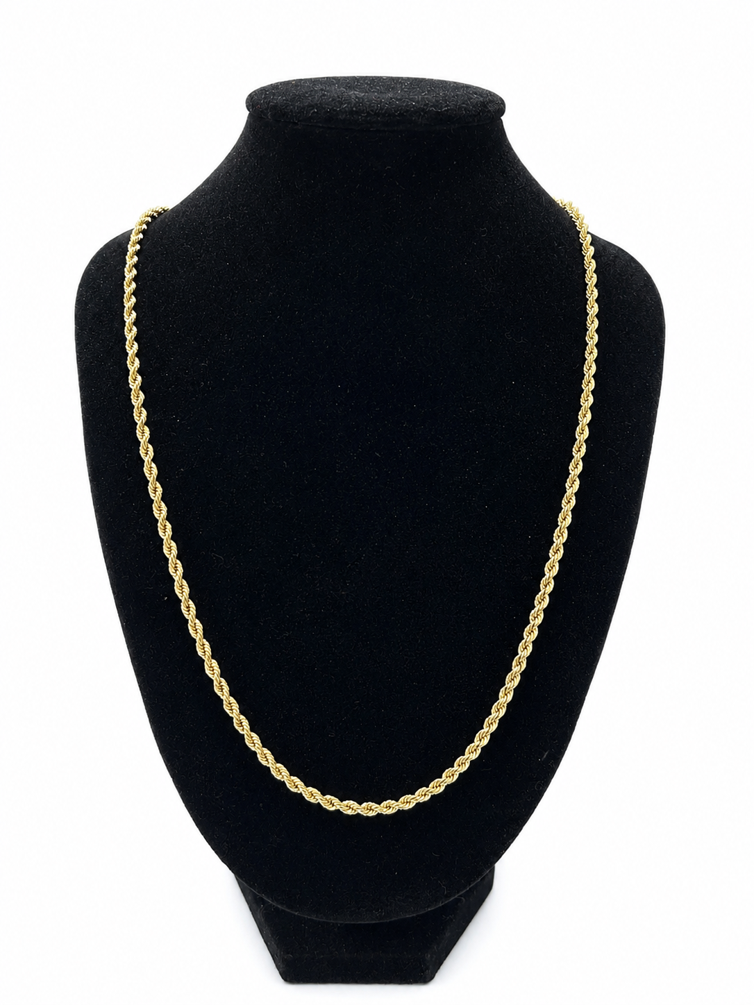 Chain Style Rope 10 Kt 3mm 24 in