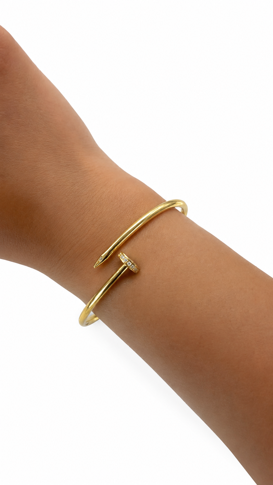 Nail Bangle 10 Kt