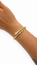 Snake bangle 10 Kt