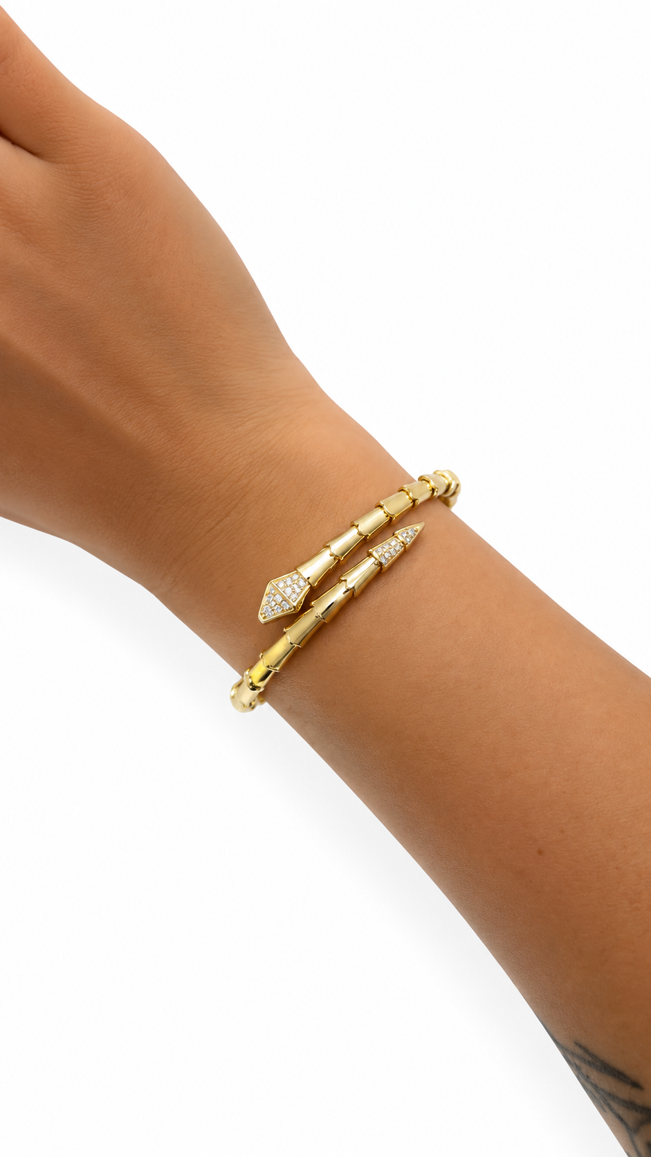 Snake bangle 10 Kt