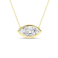 14 Kt necklace lab grown diamond  0.50 ct