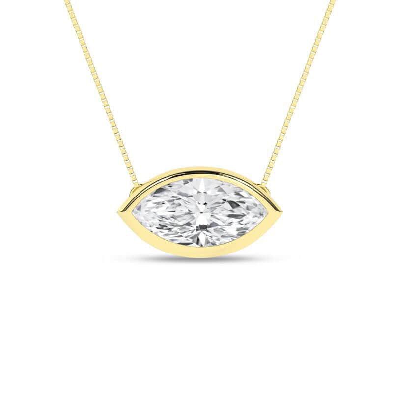 14 Kt necklace lab grown diamond  0.50 ct